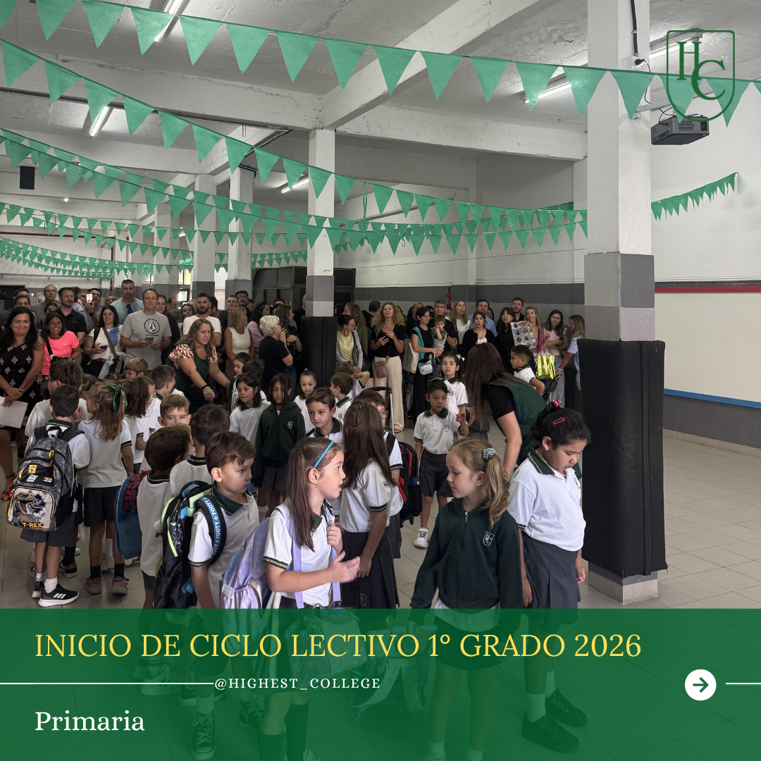 INICIO DE CICLO LECTIVO 1° GRADO 2026